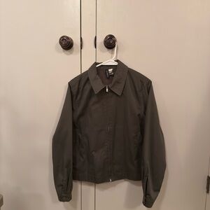 Dark Gray Zip-Up Jacket